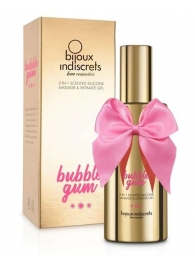 Гель с ароматом жвачки Bubblegum 2-in-1 Scented Silicone Massage And Intimate Gel - 100 мл. - Bijoux Indiscrets - купить с доставкой в Краснодаре