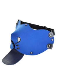 Синяя неопреновая маска  Дог - Sitabella - купить с доставкой в Краснодаре