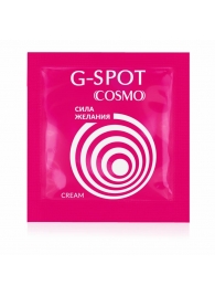 Стимулирующий интимный крем для женщин Cosmo G-spot - 2 гр. - Биоритм - купить с доставкой в Краснодаре