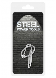 Эрекционное кольцо со стимулятором уретры Penisplug W Glansring - Steel Power Tools - купить с доставкой в Краснодаре