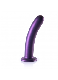 Фиолетовый фаллоимитатор Smooth G-Spot - 17,7 см. - Shots Media BV