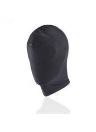 Черный текстильный шлем без прорезей для глаз - Notabu - купить с доставкой в Краснодаре