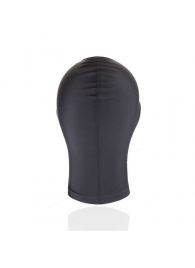 Черный текстильный шлем с прорезью для рта - Notabu - купить с доставкой в Краснодаре