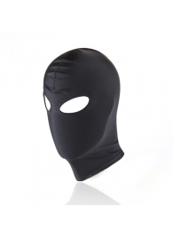 Черный текстильный шлем с прорезью для глаз - Notabu - купить с доставкой в Краснодаре