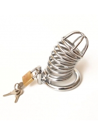 Серебристый металлический пояс верности с ключами - Notabu - купить с доставкой в Краснодаре