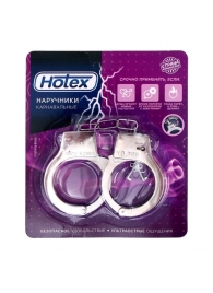 Серебристые металлические наручники Hotex - Сима-Ленд - купить с доставкой в Краснодаре