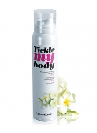 Массажная хрустящая пенка Tickle My Body Monoi с ароматом моной - 150 мл. - Love to Love - купить с доставкой в Краснодаре