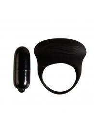 Черное вибрирующее эрекционное кольцо - Baile - в Краснодаре купить с доставкой