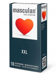Презервативы увеличенного размера Masculan XXL - 10 шт. - Masculan - купить с доставкой в Краснодаре