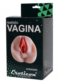 Телесный мастурбатор-вагина Realistic Vagina - Eroticon - в Краснодаре купить с доставкой