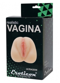 Телесный мастурбатор-вагина 3D - Eroticon - в Краснодаре купить с доставкой