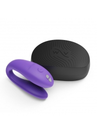 Фиолетовый вибромассажер для пар We-Vibe Sync Go - We-vibe