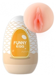 Мастурбатор-вагина в форме яйца Funny Egg - Eroticon - в Краснодаре купить с доставкой