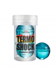 Интимный гель Termo Shock Hot Ball с разогревающе-покалывающим эффектом (2 шарика по 3 гр.) - HotFlowers - купить с доставкой в Краснодаре