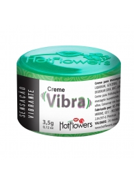 Возбуждающий крем Vibra с эффектом вибрации - 3,5 гр. - HotFlowers - купить с доставкой в Краснодаре