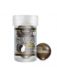Анальный лубрикант на масляной основе Hot Ball Plus Conforto (2 шарика по 3 гр.) - HotFlowers - купить с доставкой в Краснодаре