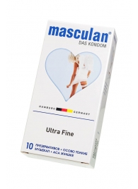 Ультратонкие презервативы Masculan Ultra Fine с обильной смазкой - 10 шт. - Masculan - купить с доставкой в Краснодаре