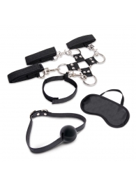 Набор для фиксации из 7 предметов Hogtie   Ball Gag Kit - Lux Fetish - купить с доставкой в Краснодаре