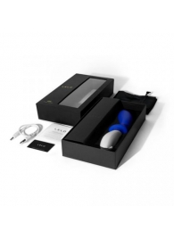 Синий перезаряжаемый вибростимулятор простаты Loki Federal Blue - 19,6 см. - Lelo - в Краснодаре купить с доставкой