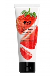 Лубрикант на водной основе OYO Aroma Gel Strawberry с ароматом клубники - 75 мл. - OYO - купить с доставкой в Краснодаре
