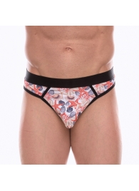 Мужские трусы-стринги с принтом в виде разноцветных ракушек - Don Moris купить с доставкой