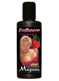 Массажное масло Magoon Strawberry - 50 мл. - Orion - купить с доставкой в Краснодаре