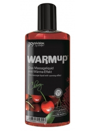 Разогревающее масло WARMup Cherry - 150 мл. - Joy Division - купить с доставкой в Краснодаре