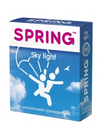 Ультратонкие презервативы SPRING SKY LIGHT - 3 шт. - SPRING - купить с доставкой в Краснодаре