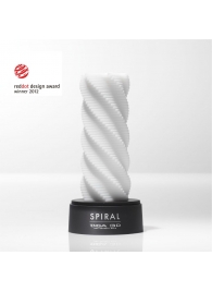 Белый 3D мастурбатор SPIRAL - Tenga - в Краснодаре купить с доставкой