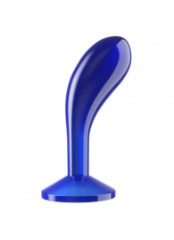 Синяя анальная втулка Flawless Clear Prostate Plug 6.0 - 15 см. - Lovetoy - в Краснодаре купить с доставкой