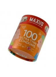 Ультратонкие презервативы Maxus Ultra Thin - 100 шт. - Maxus - купить с доставкой в Краснодаре