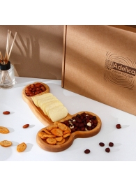 Деревянное блюдо для подачи в форме члена (32,5 х 20 х 1,7 см) - Сима-Ленд - купить с доставкой в Краснодаре