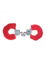 Красные игровые наручники - Toy Joy - купить с доставкой в Краснодаре