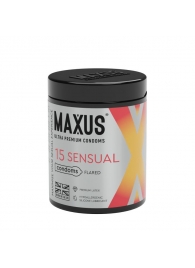 Анатомические презервативы MAXUS Sensual - 15 шт. - Maxus - купить с доставкой в Краснодаре