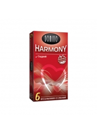 Гладкие презервативы Domino Harmony - 6 шт. - Domino - купить с доставкой в Краснодаре