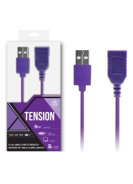 Фиолетовый удлинитель USB-провода - 100 см. - NMC - купить с доставкой в Краснодаре