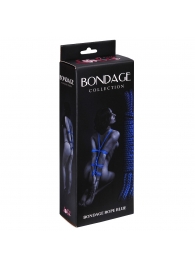 Синяя веревка Bondage Collection Blue - 9 м. - Lola Games - купить с доставкой в Краснодаре