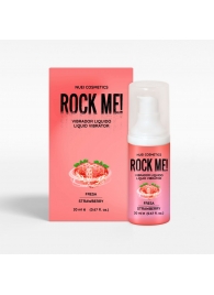 Жидкий вибратор Nuei Rock Me! с ароматом клубники - 20 мл. - Nuei cosmetics - купить с доставкой в Краснодаре