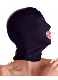 Черная закрытая маска с отверстием для рта - Orion - купить с доставкой в Краснодаре