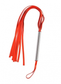 Красная плеть с металлической ручкой - Sitabella - купить с доставкой #SOTBIT_REGIONS_UF_V_REGION_NAME#