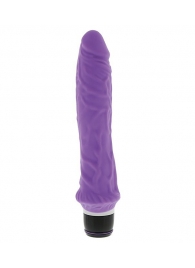 Фиолетовый вибратор-реалистик PURRFECT SILICONE CLASSIC 8.5INCH - 21,5 см. - Dream Toys