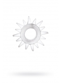 Прозрачное гелевое эрекционное кольцо-солнце - Toyfa Basic - в Краснодаре купить с доставкой