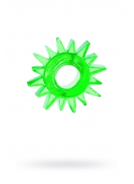 Зеленое эрекционное кольцо-солнце - Toyfa Basic - в Краснодаре купить с доставкой