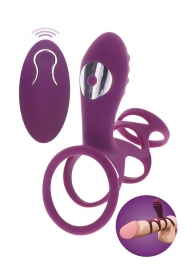 Фиолетовая эрекционная вибронасадка Halo Halo C-Ring Sleeve - Toy Joy - в Краснодаре купить с доставкой