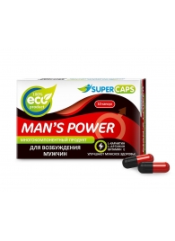 Возбуждающее средство Man’s power - 10 капсул (+1 в подарок) - SuperCaps - купить с доставкой в Краснодаре