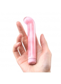 Розовый компактный вибратор из стекла Magic Cane - 12 см. - BeYourLover