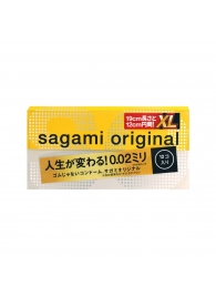 Презервативы увеличенного размера Sagami Original 0.02 XL-size - 12 шт. - Sagami - купить с доставкой в Краснодаре