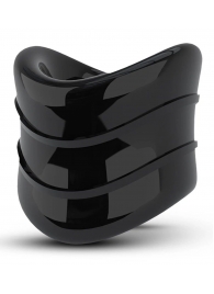 Черное эрекционное кольцо на мошонку Beef Ball Stretcher Snug X Long - Blush Novelties - в Краснодаре купить с доставкой