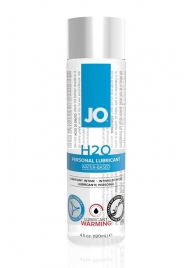 Возбуждающий лубрикант на водной основе JO Personal Lubricant H2O Warming - 120 мл. - System JO - купить с доставкой в Краснодаре