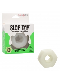 Белый мастурбатор-бампер из жидкого силикона Nasty Luv - California Exotic Novelties - в Краснодаре купить с доставкой